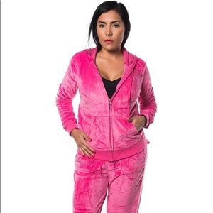 Y2K velour tracksuit